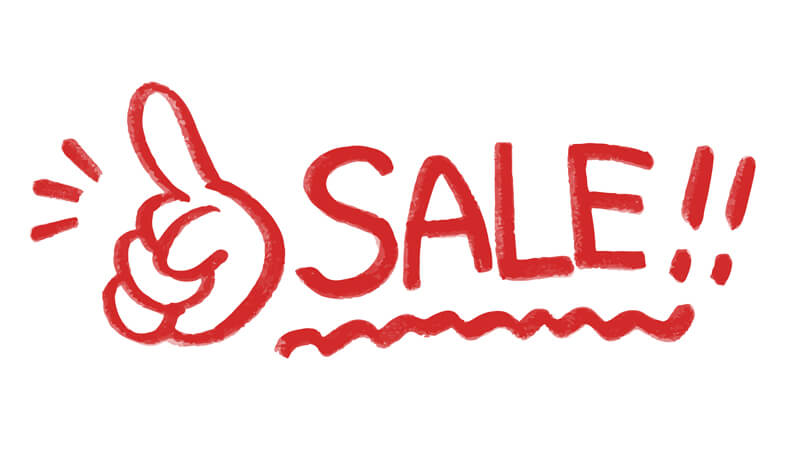 Sale！
